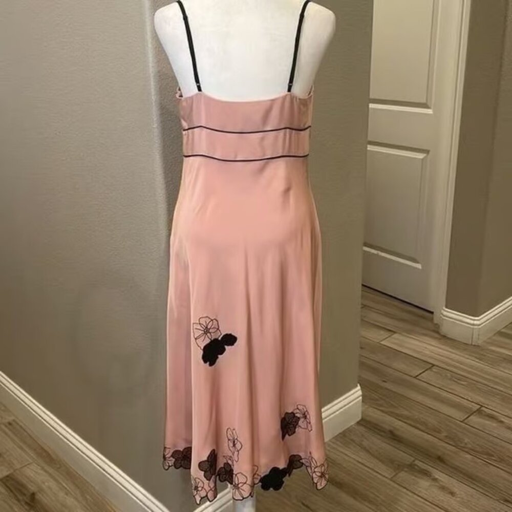 Express Midi Silk 90’s Dress Size 8 - Picture 4 of 4
